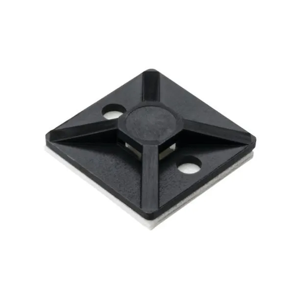 01556 - CABLE TIE MOUNT BLK 25X25MM  (100 pcs/pkg)