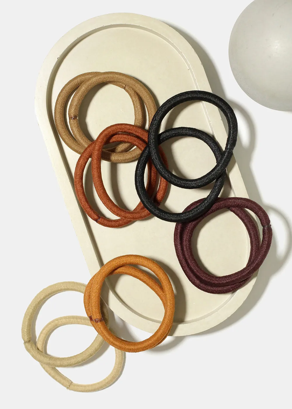 12 Piece Thick Elastic Hair Ties