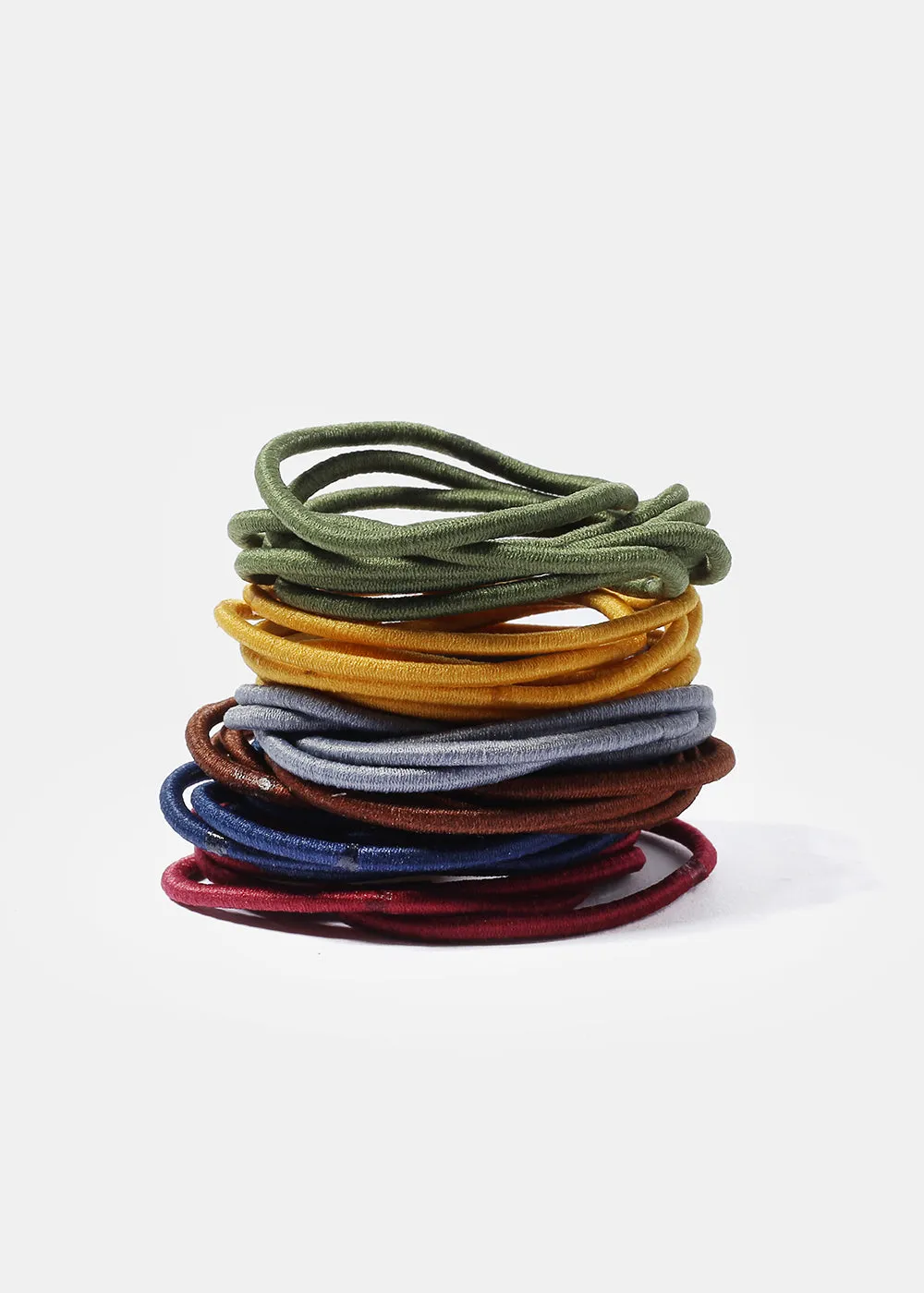 36 Piece Thin Multi-Color Hair Ties