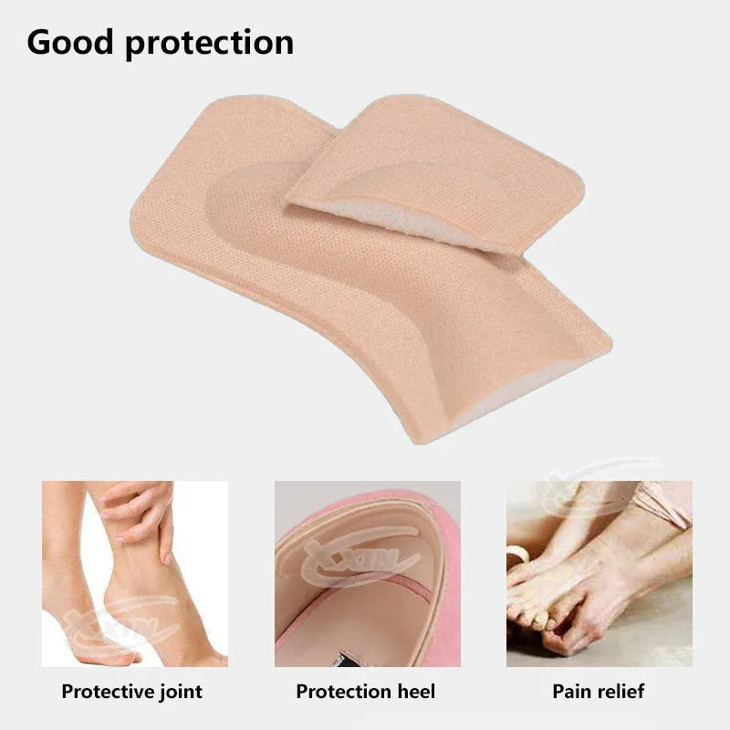 3Pairs Soft Foam Insoles High Heel Shoes Pad Heel Feet Stick Foot Pad Cushion Insoles Relieve Pain