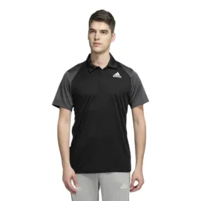 Adidas Men's Club Polo Shirt (Black/Grey Six/White)