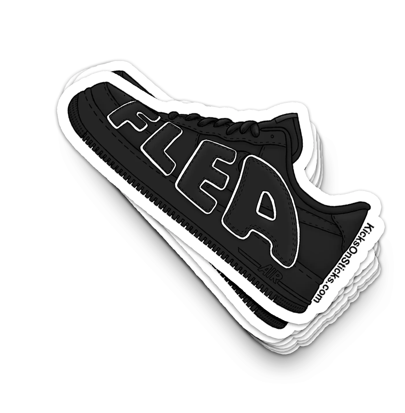 Air Force 1 Low "CPFM Flea Black White" Sneaker Sticker