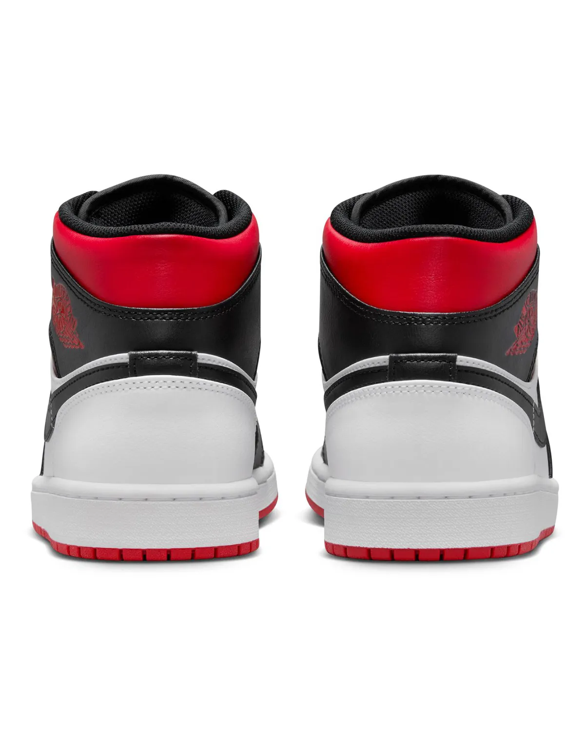 Air Jordan 1 Mid White/Gym Red/Black