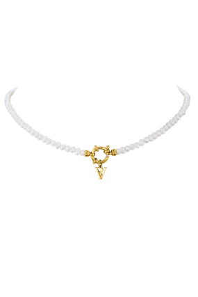 Allure Pearl Necklace Gold