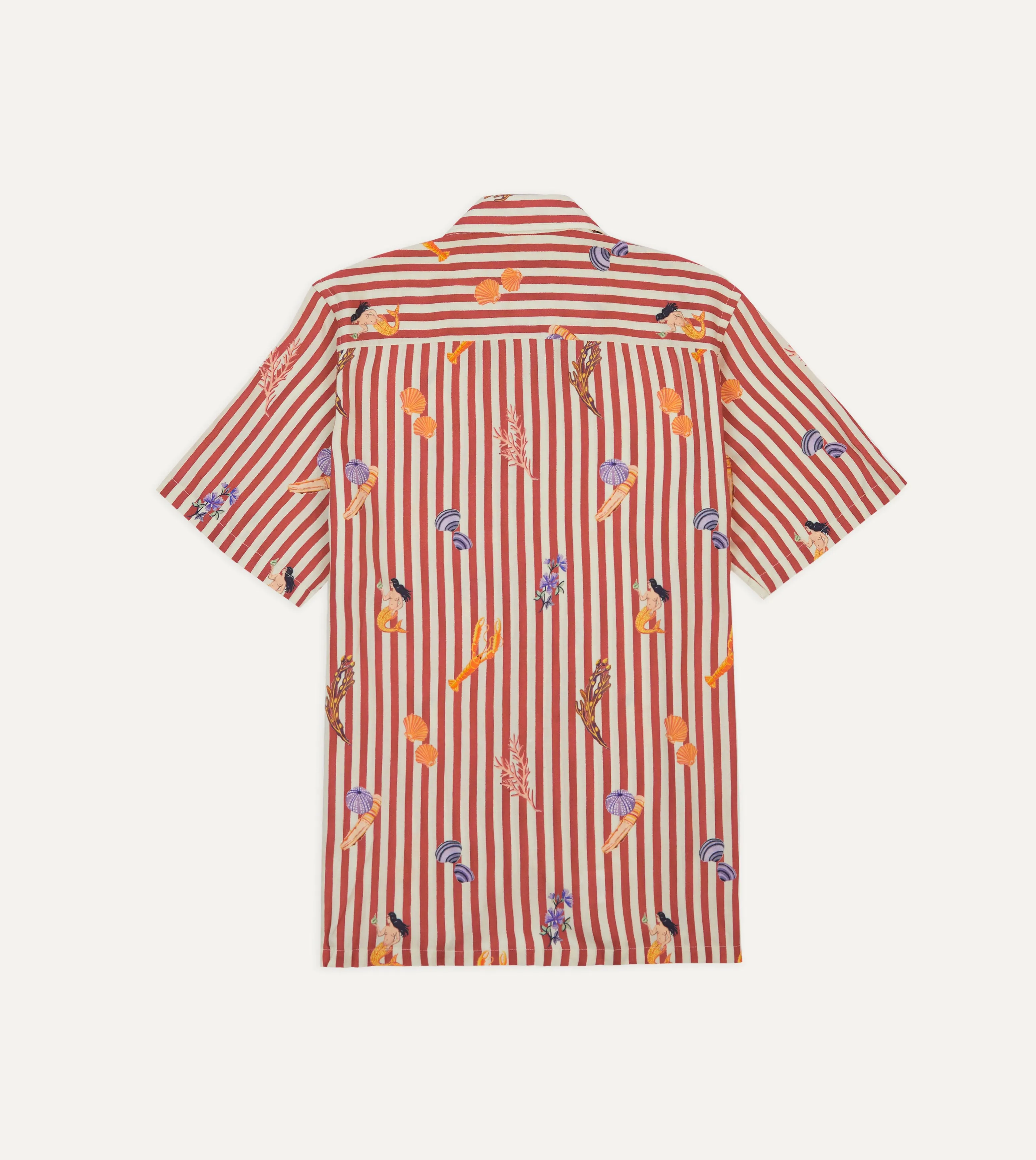 Andreotti & Baribeaud for Drake's 'The Mermaid' Short Sleeve Shirt