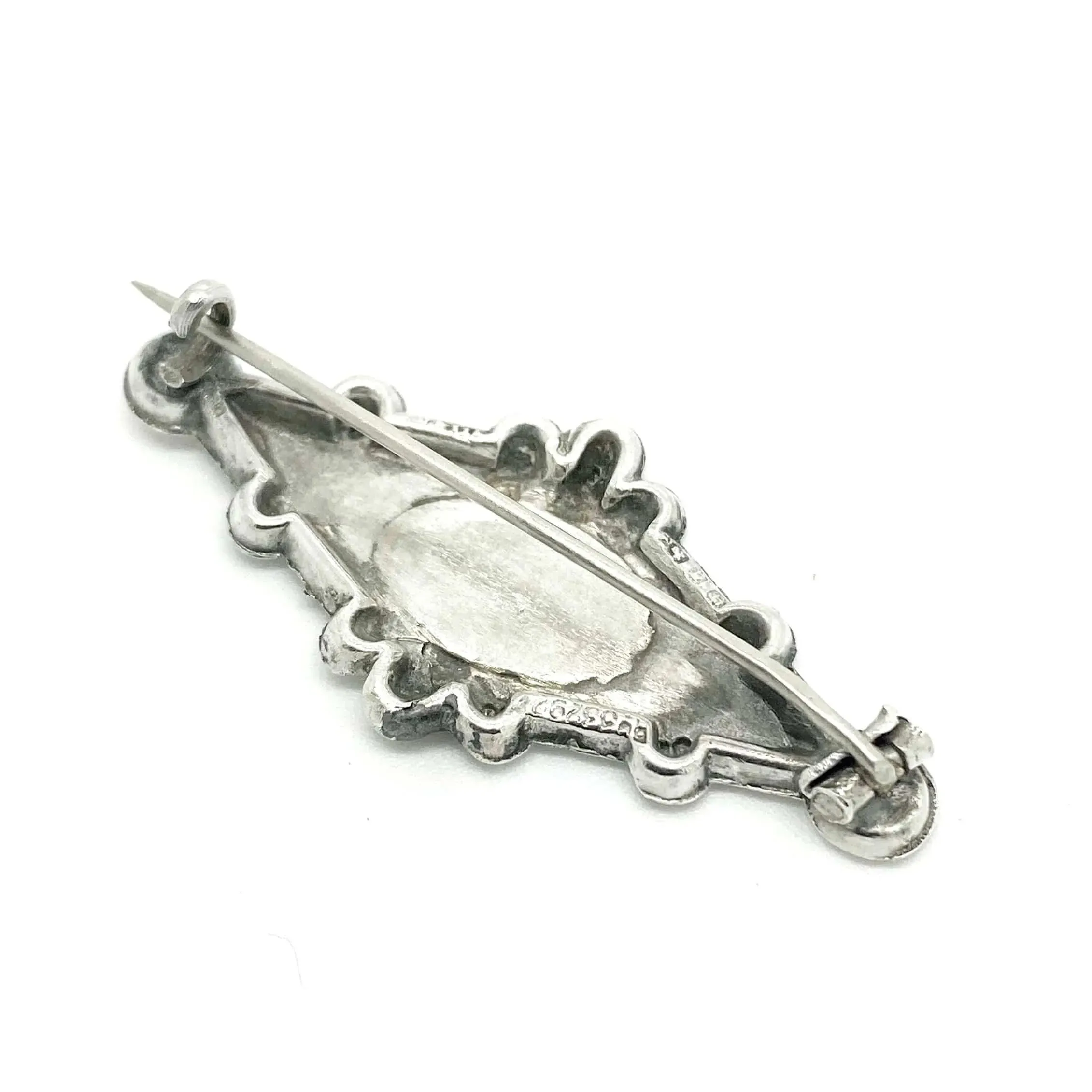 Antique Edwardian 1903 Silver 'Amy' Name Brooch