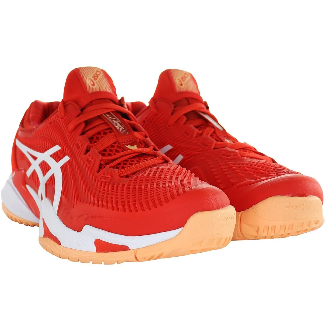 Asics Court FF 3 Novak Mens Red Tennis Trainers