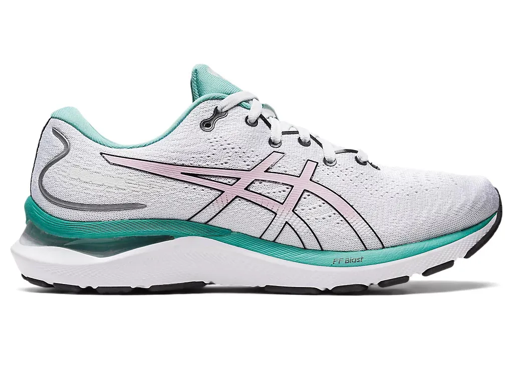 ASICS Women's GEL-CUMULUS 24 (Polar Shade/Barely Rose)