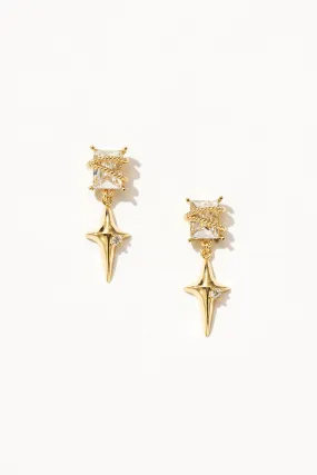 Astra 14K Gold Drop Earrings