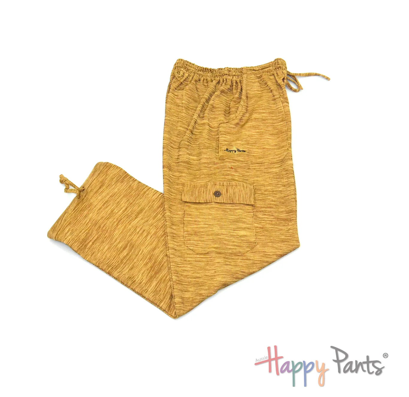 Autumn Breeze Khaki Women Happy Pants