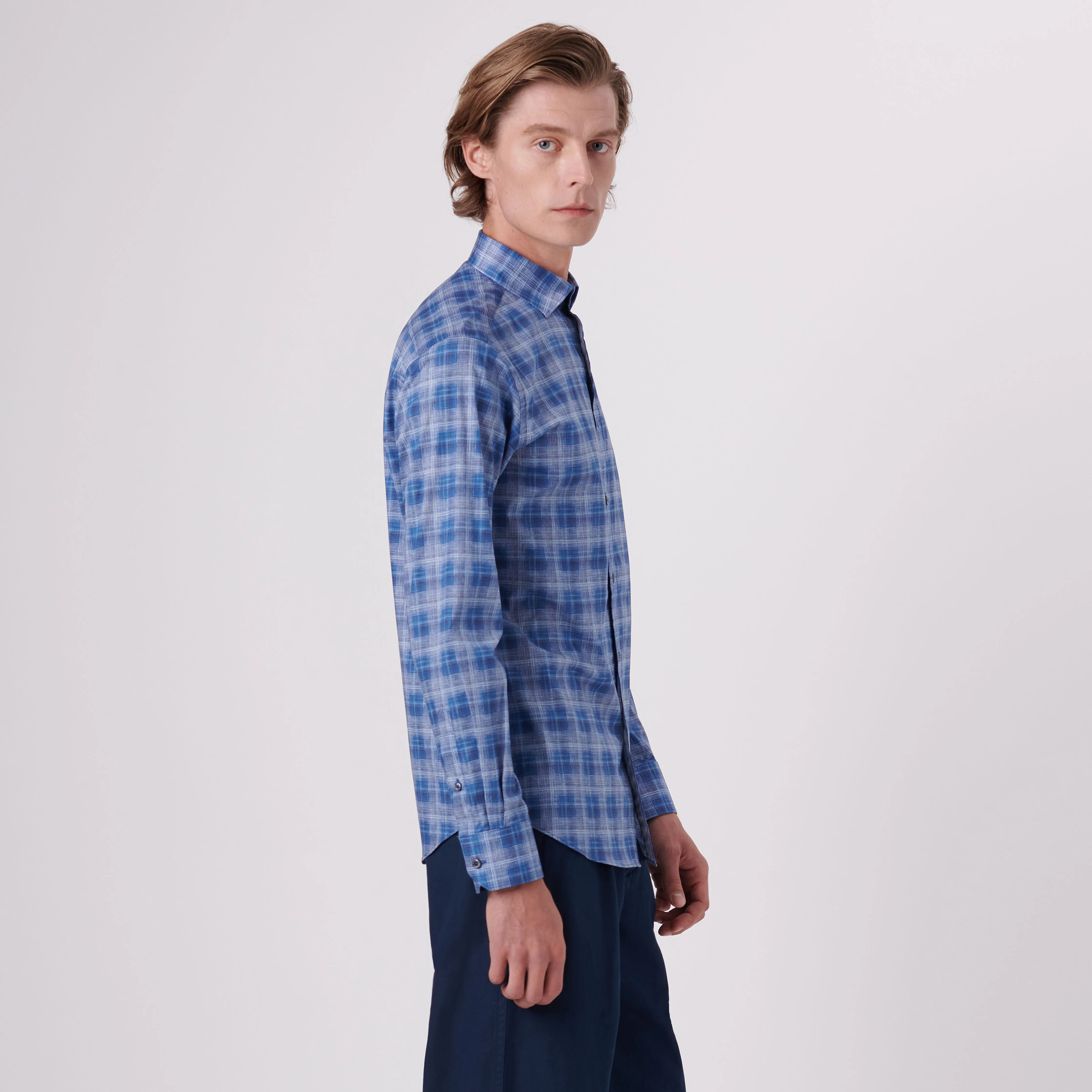 Axel Plaid Print Shirt