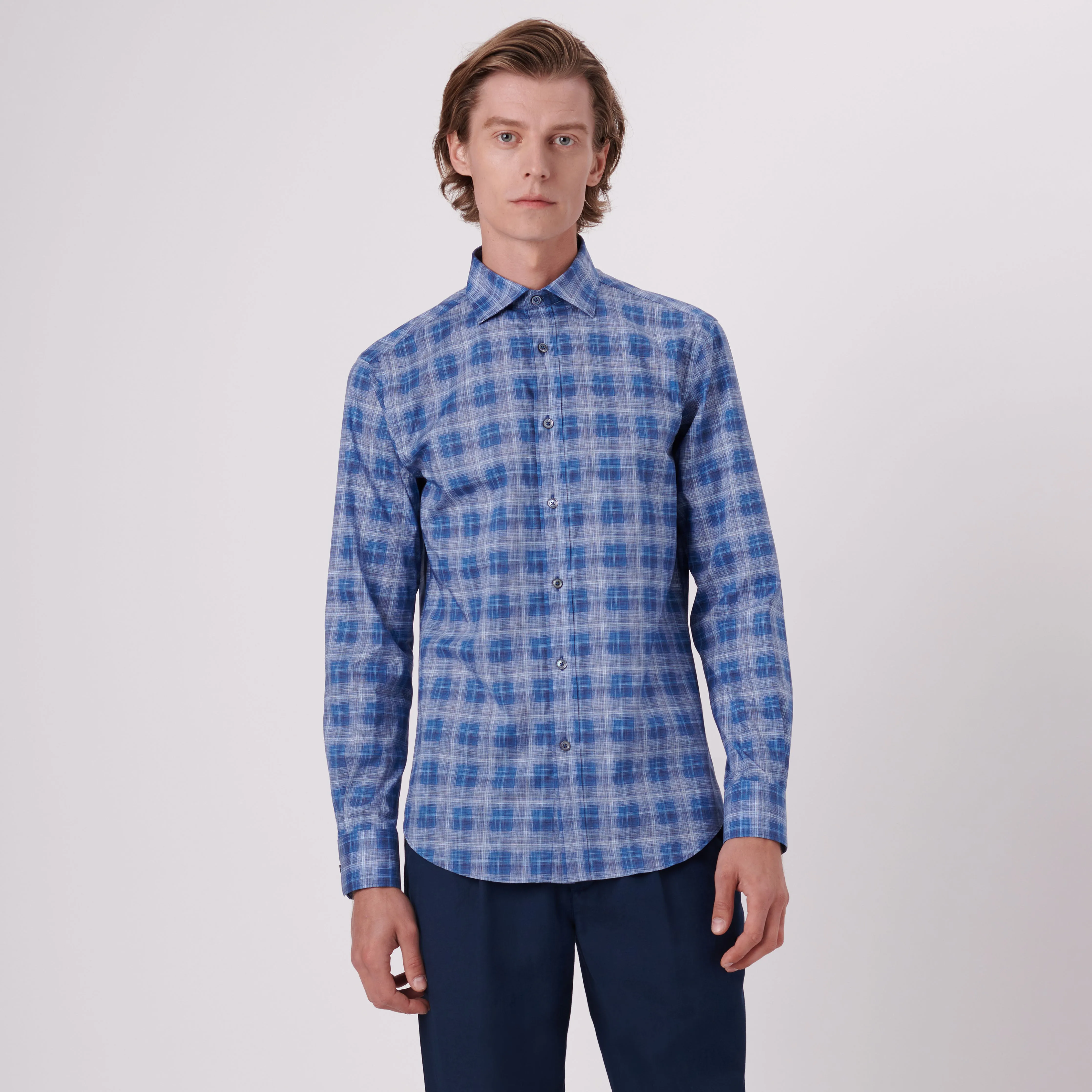 Axel Plaid Print Shirt