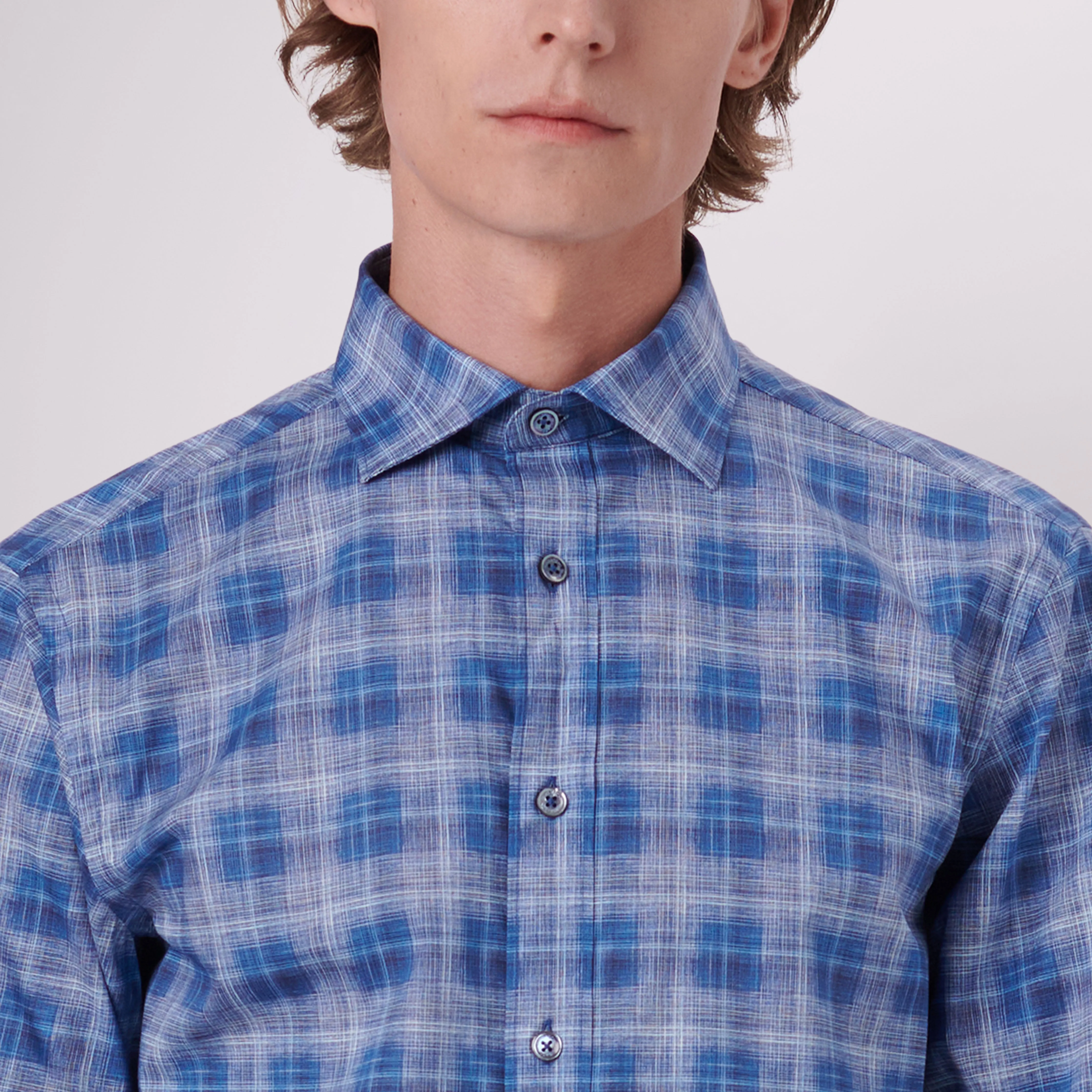 Axel Plaid Print Shirt