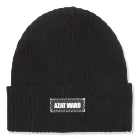 Azat Mard Black Beanie Hat