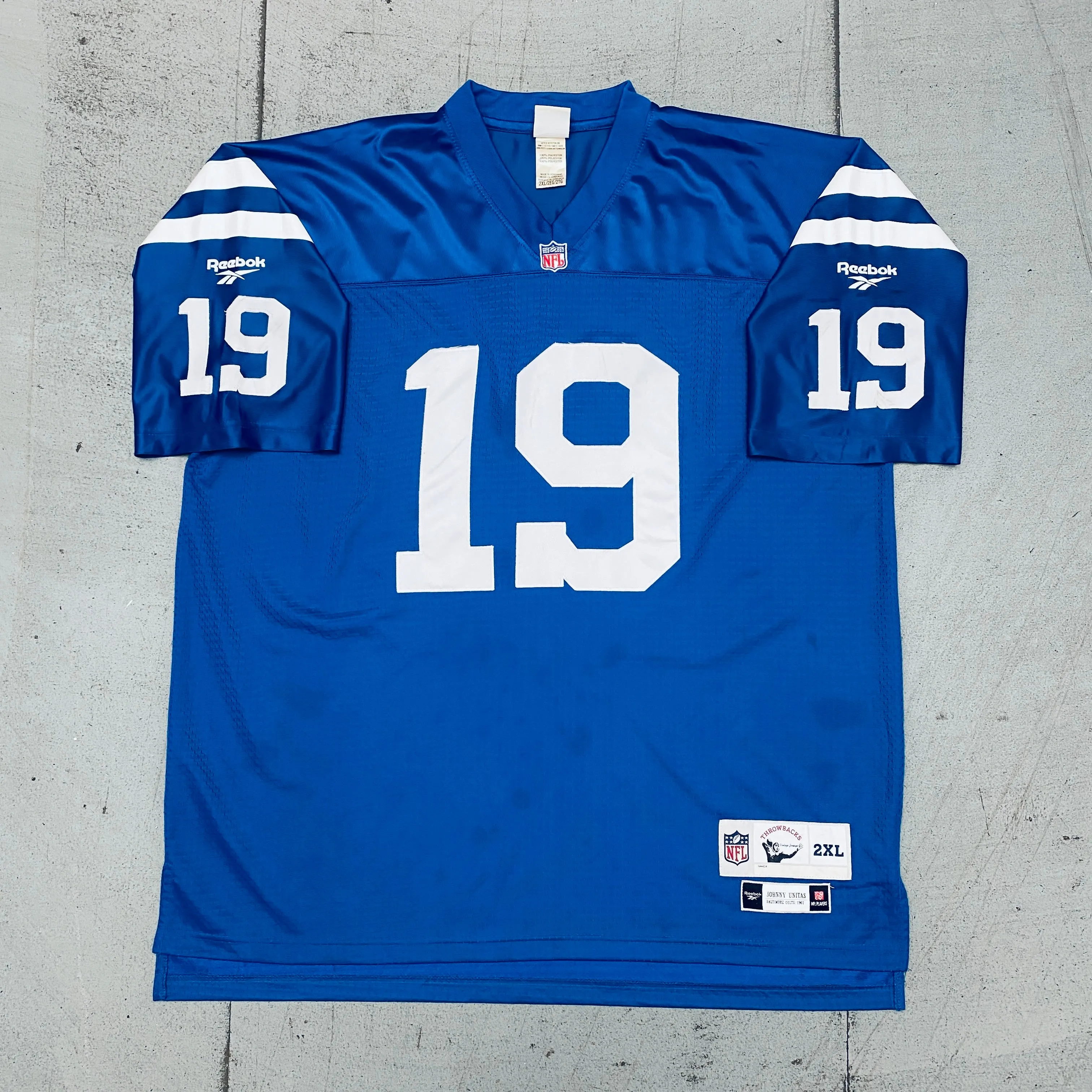 Baltimore Colts: Johnny Unitas 1967 Throwback Jersey - Stitched (XXL)