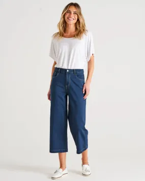 Betty Basics Tabitha Crop Jean Indi Wash