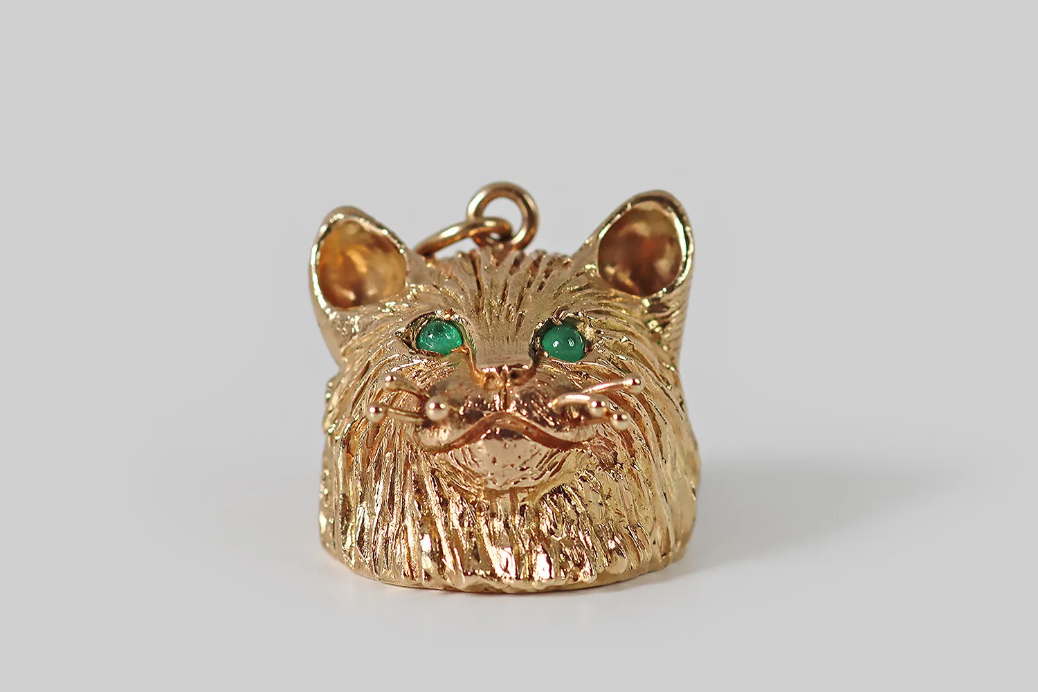 Big Mid 20th Century Cat Head Charm