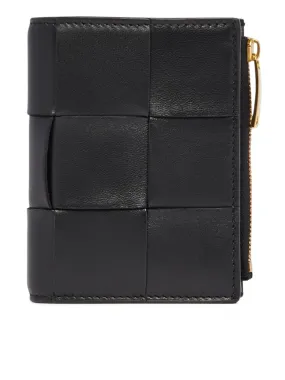 BLACK MINI BI-FOLD WALLET