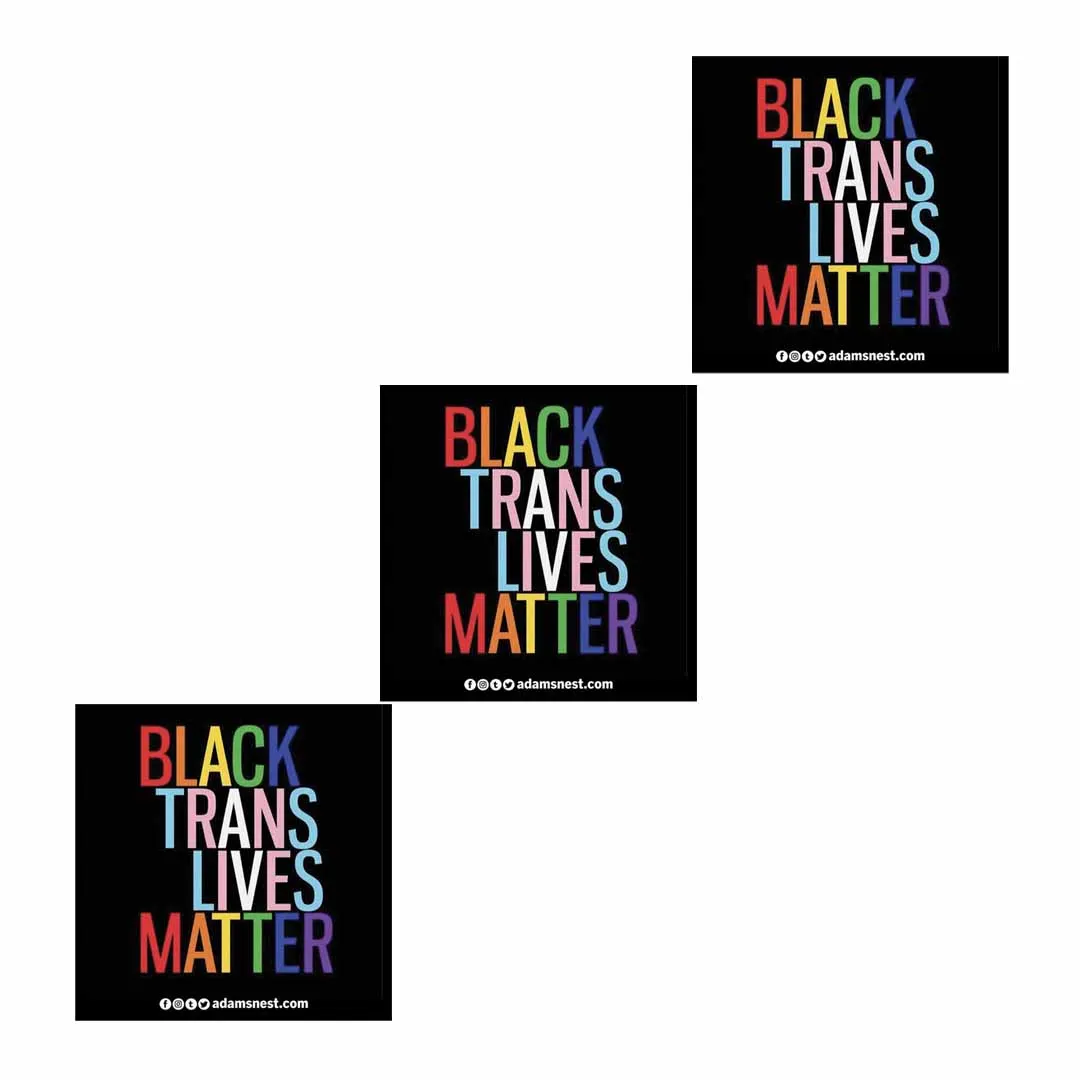 Black Trans Lives Matter sticker