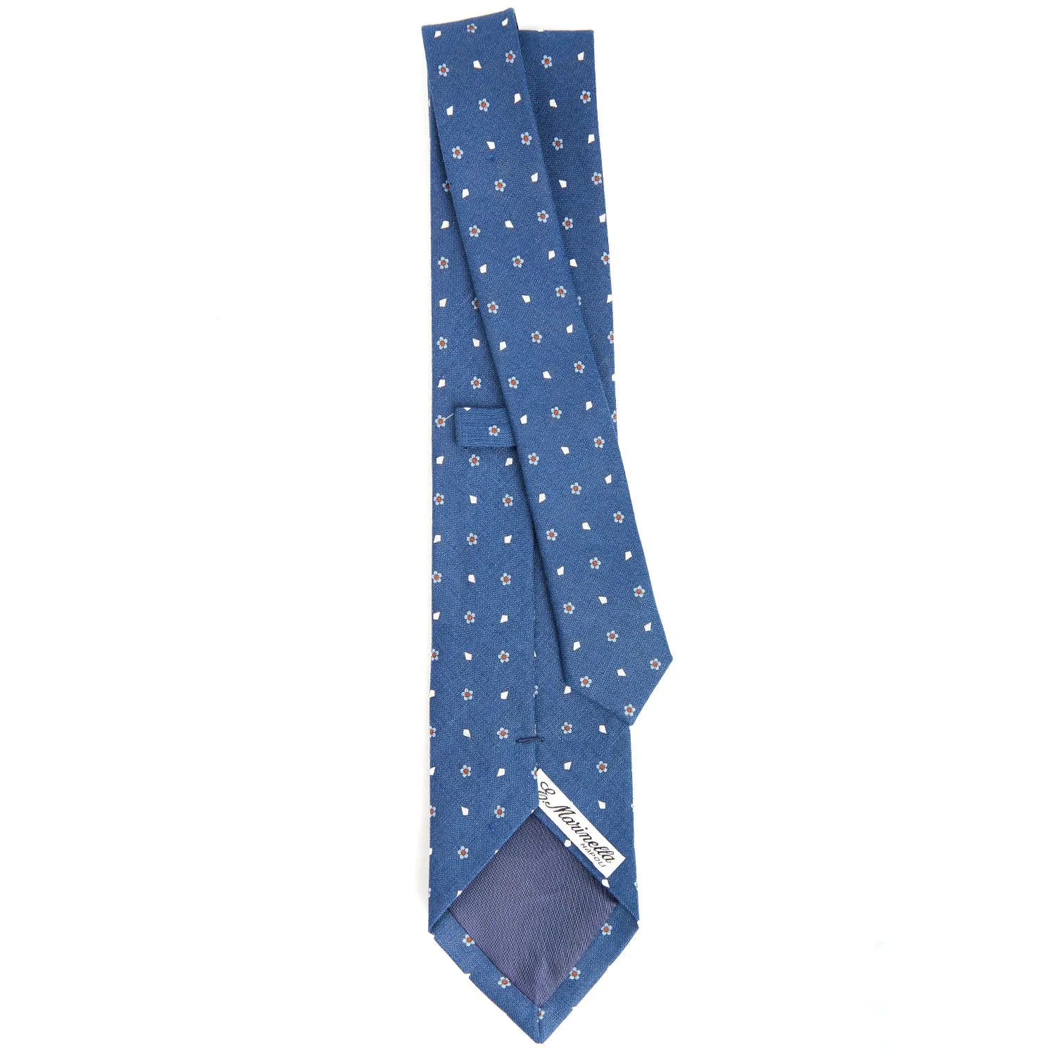 BLUE SARTORIAL COTTON AND SILK TIE