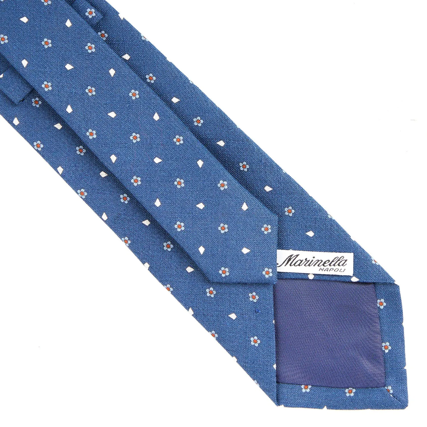 BLUE SARTORIAL COTTON AND SILK TIE