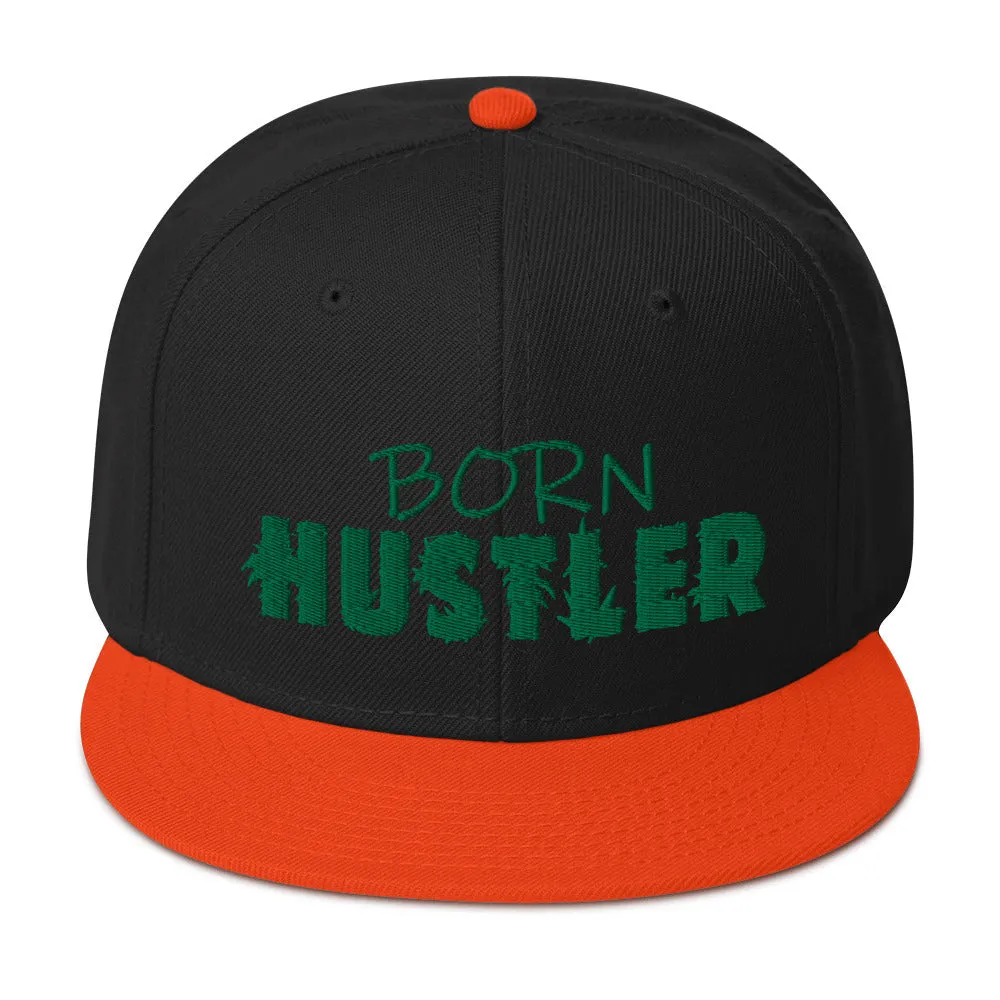 BORN HUSTLER Snapback Cap