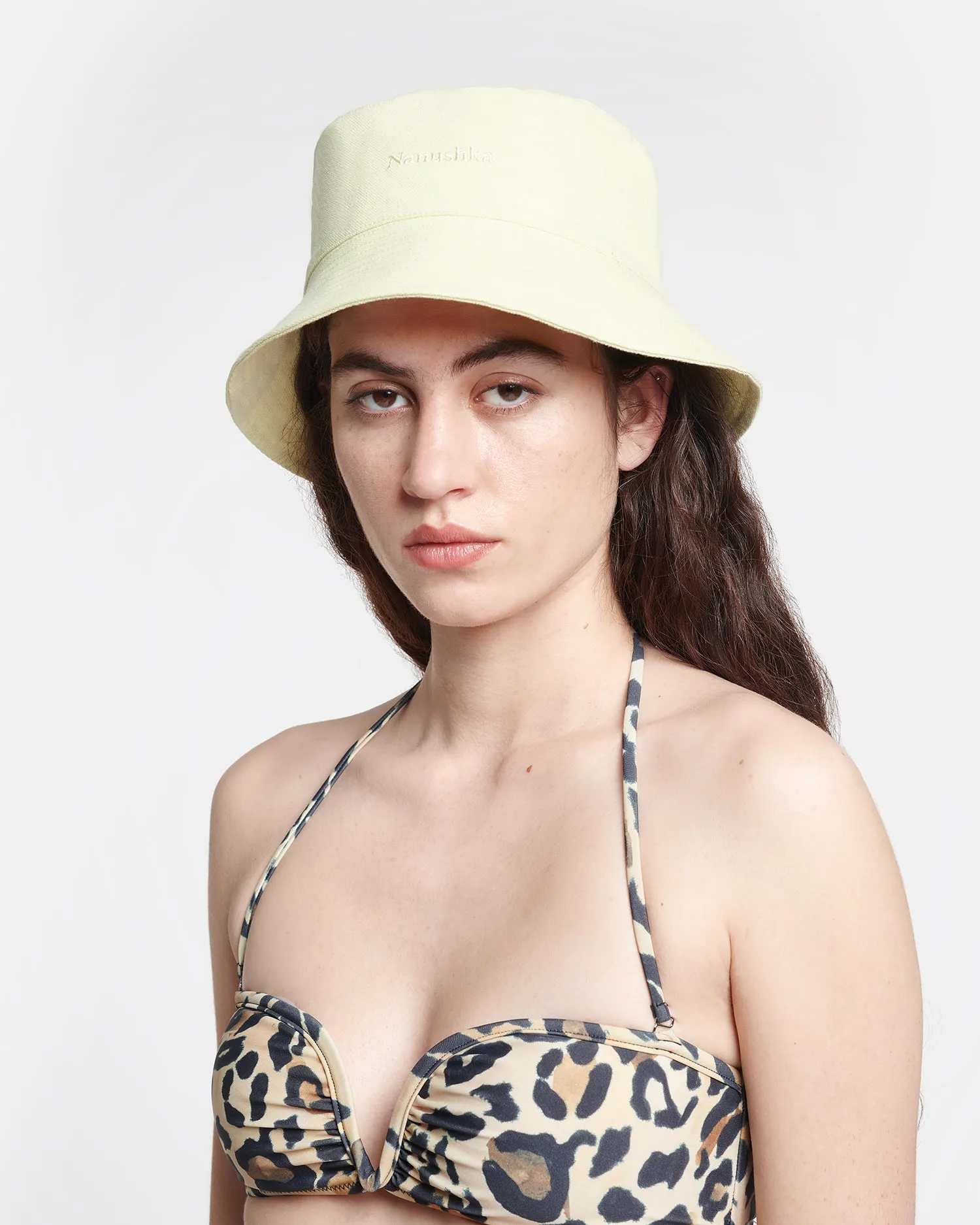 Caran - Signature Logo Bucket Hat - Moonbeam