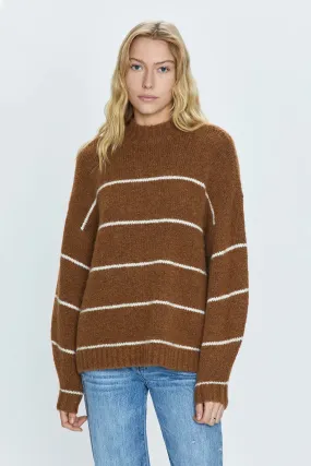 Carlen Sweater ~ Caramel Stripe