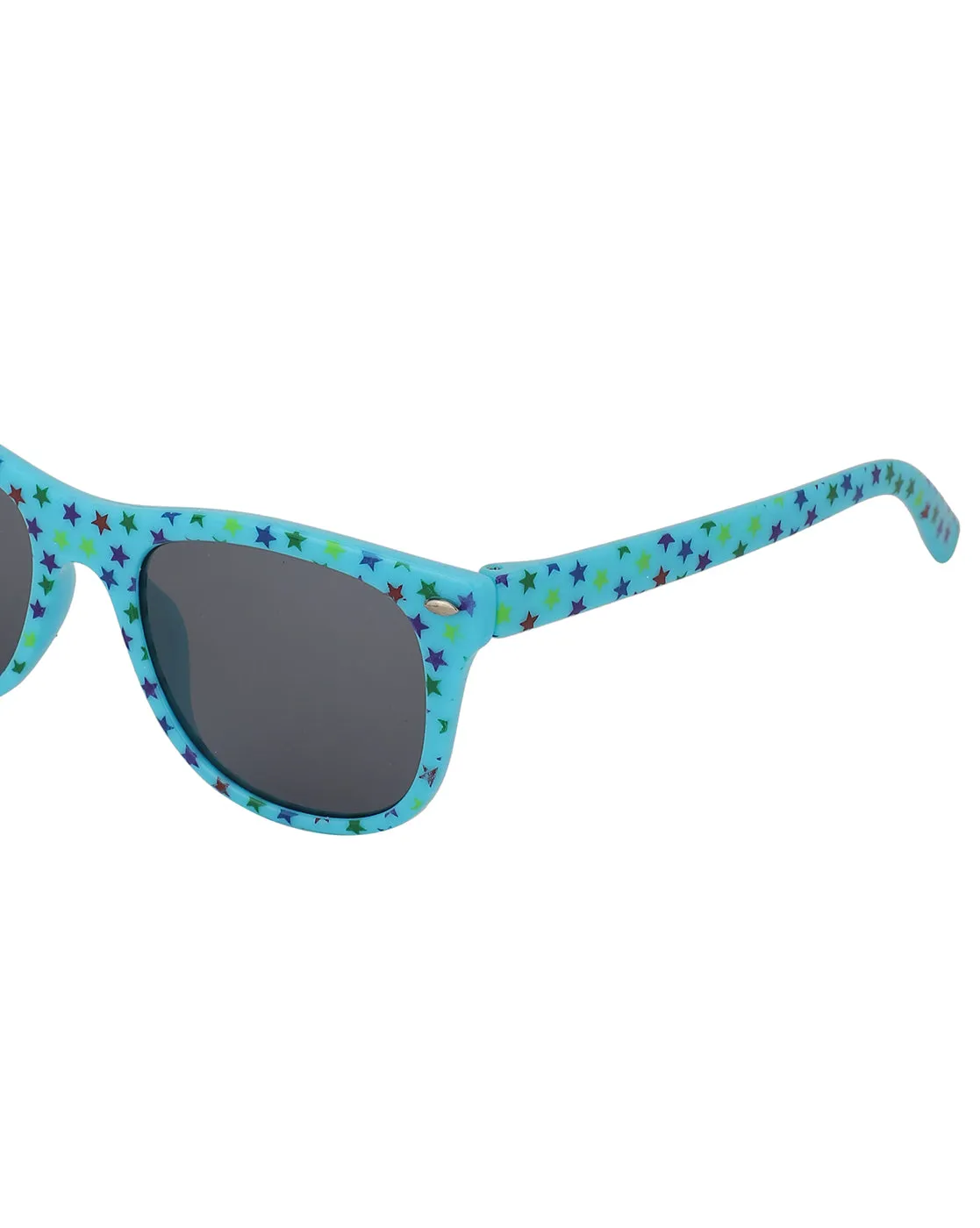 Carlton London Black Lens & Blue Wayfarer Sunglasses For Boy