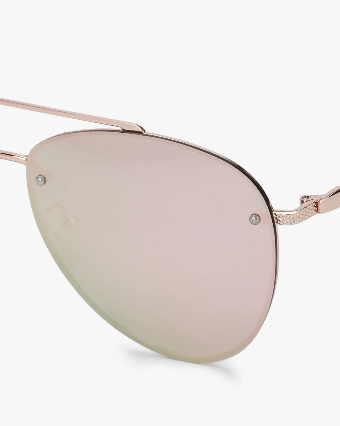 Carlton London Mirrored & Polarised Oval Sunglasses For Women