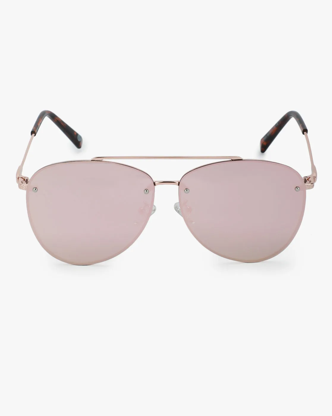 Carlton London Mirrored & Polarised Oval Sunglasses For Women