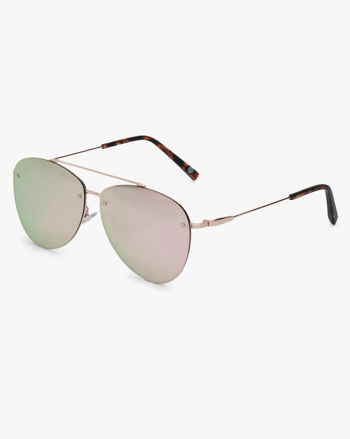 Carlton London Mirrored & Polarised Oval Sunglasses For Women