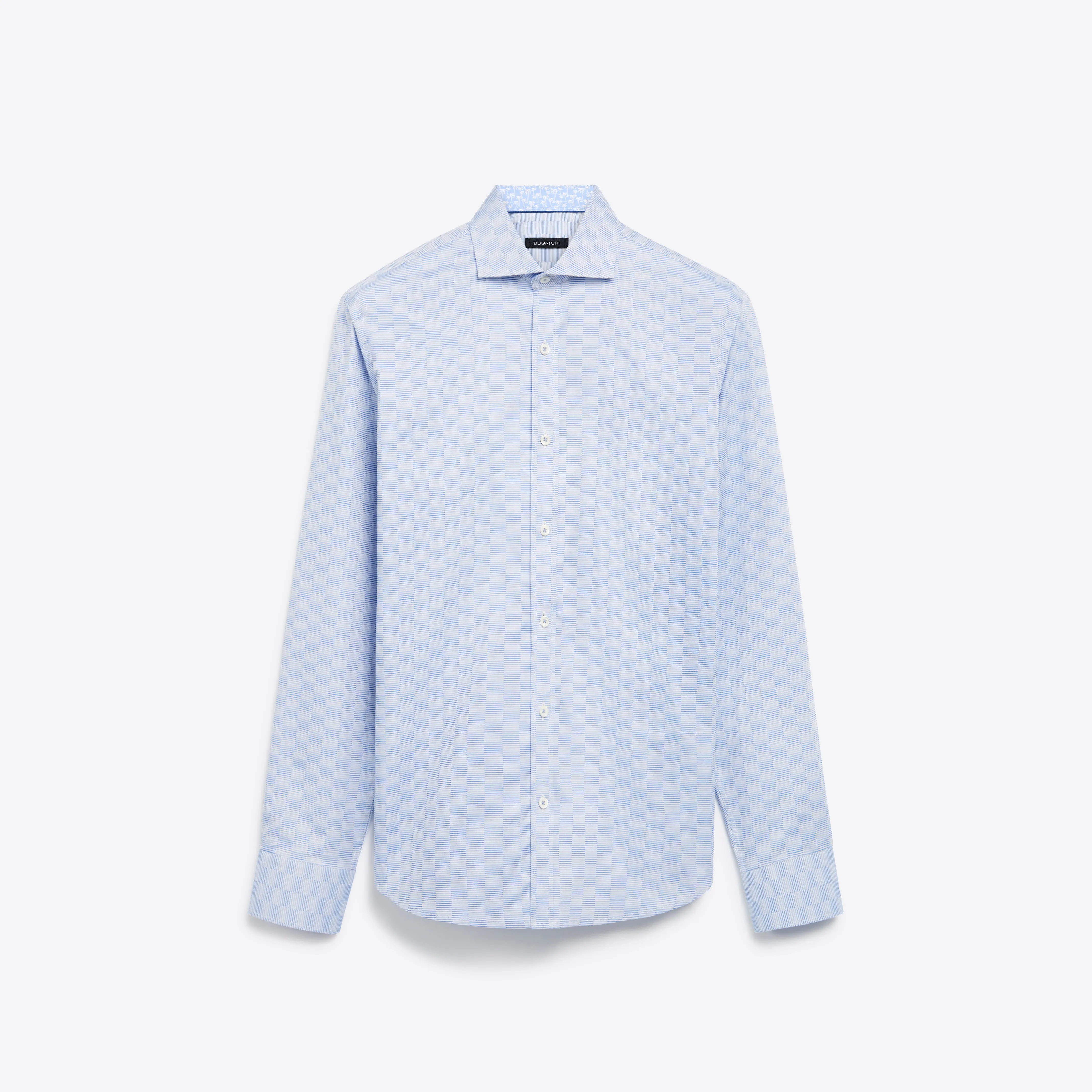 Checkerboard Check Cotton Shirt