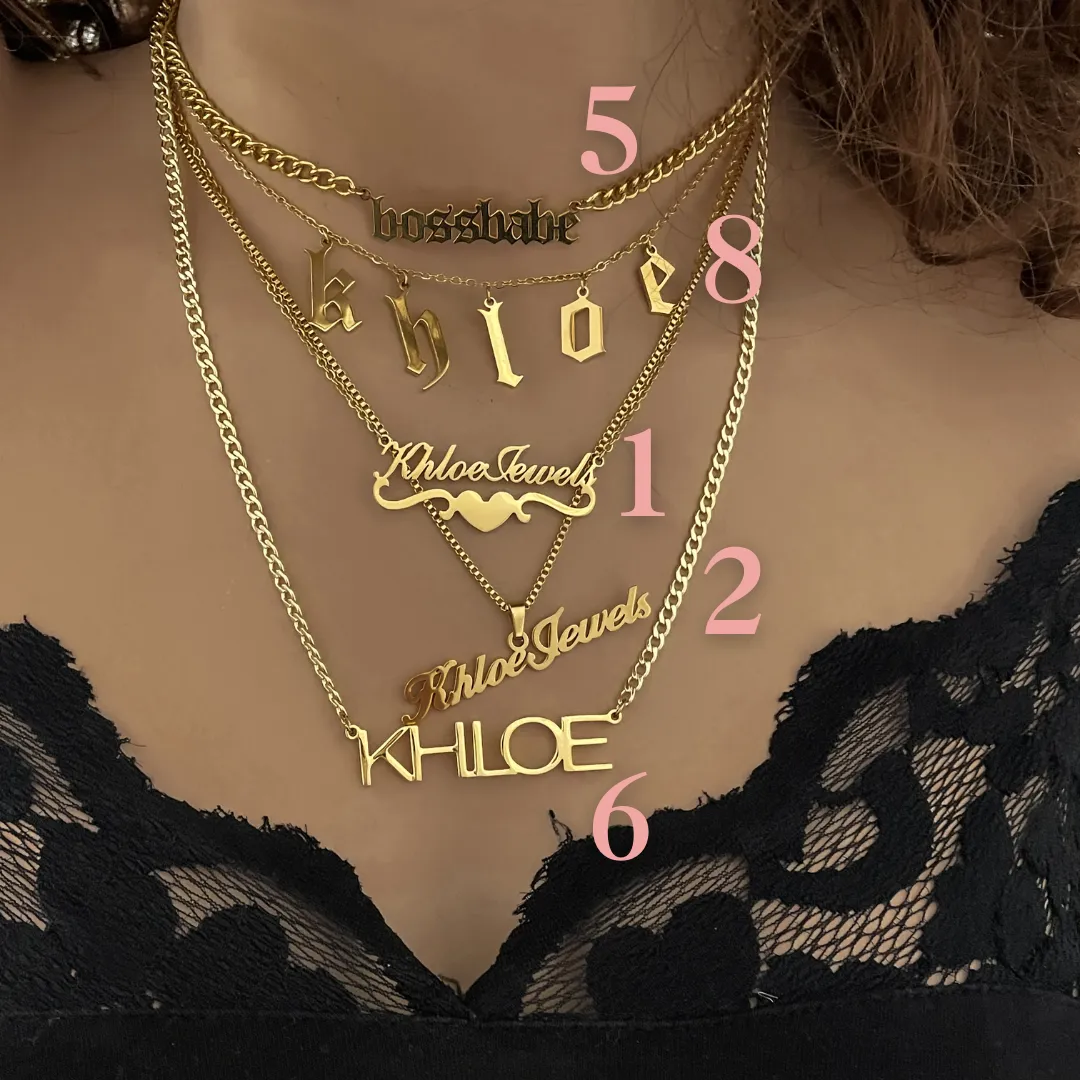 Classic Custom Name Necklace