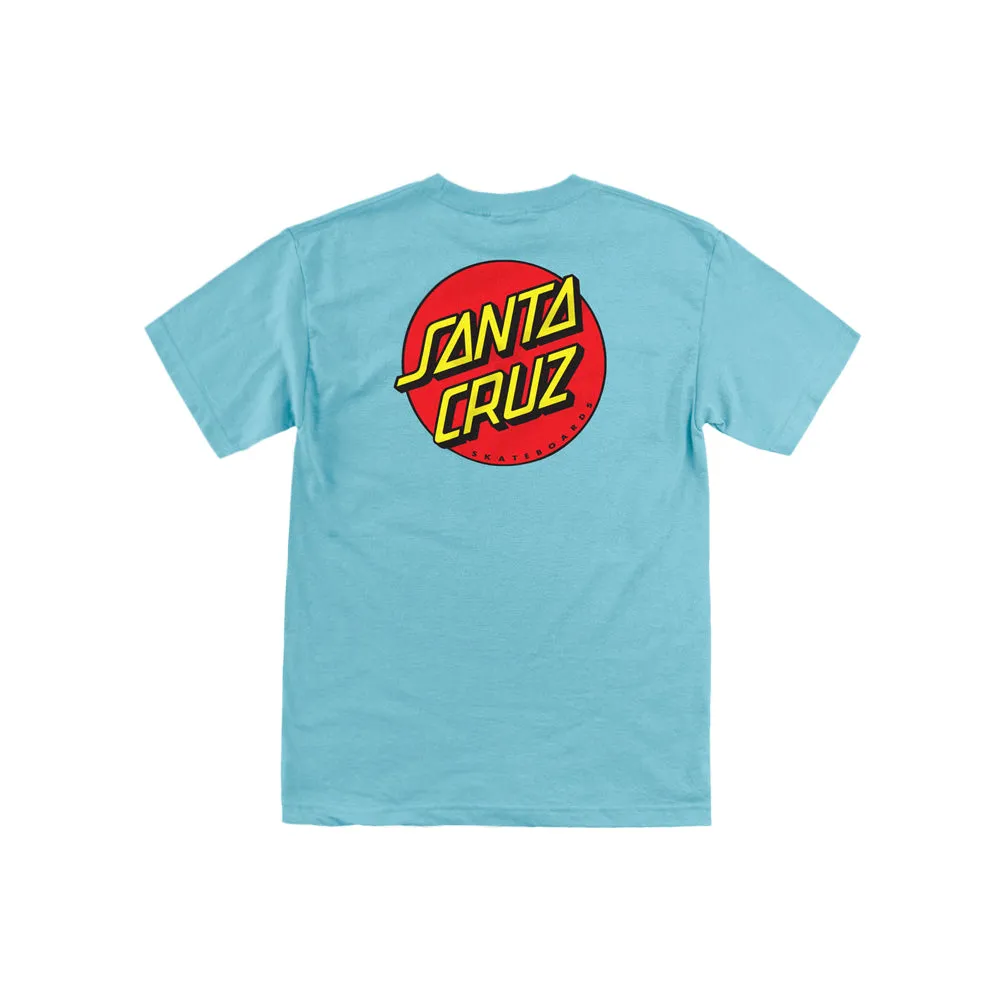 Classic Dot Chest S/S Lightweight T-Shirt (Light Blue)