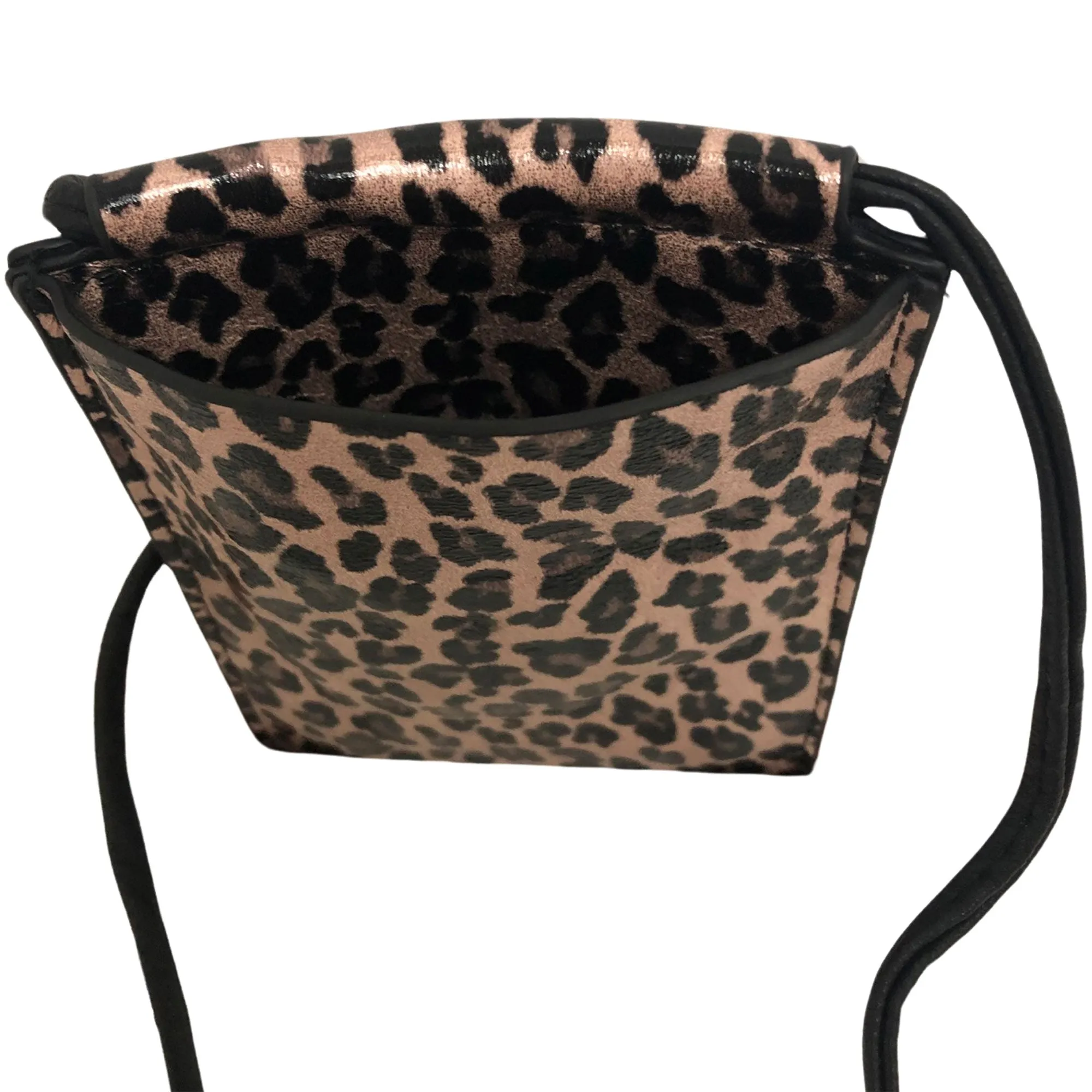 CLEARANCE CROSSBODY BAG LEOPARD PRINTS (CASE OF 48 - $1.75 / PIECE)  Wholesale Crossbody Bag in Assorted Colors SKU: M186-LEO-48