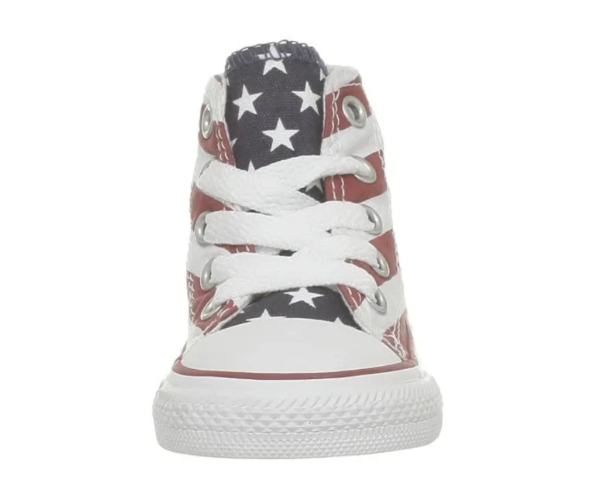 Converse Infant All Star HI 7J254 stars & bars