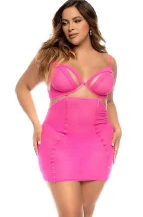 Convertible Babydoll with Removable Skirt | Plus Size