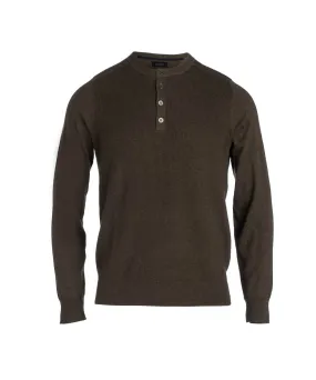 Cotton Cashmere Multi Texture Henley