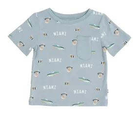 Court Culture x Kyte Baby Nautical Fog Toddler Crew Neck Tee