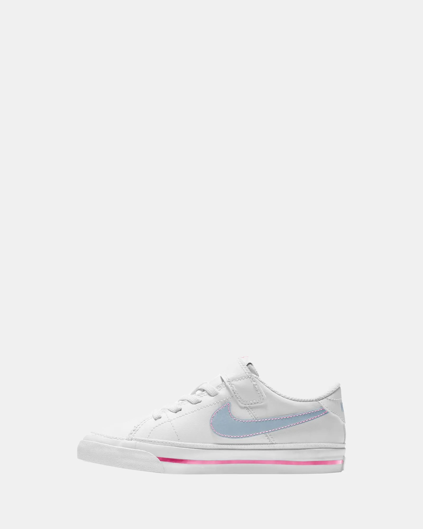 Court Legacy Pre-School White/Lt Armory Blue/Pinksicle