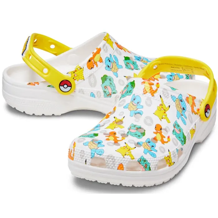 Crocs - Classic Clog Pokemon II White Adults Womens & Mens