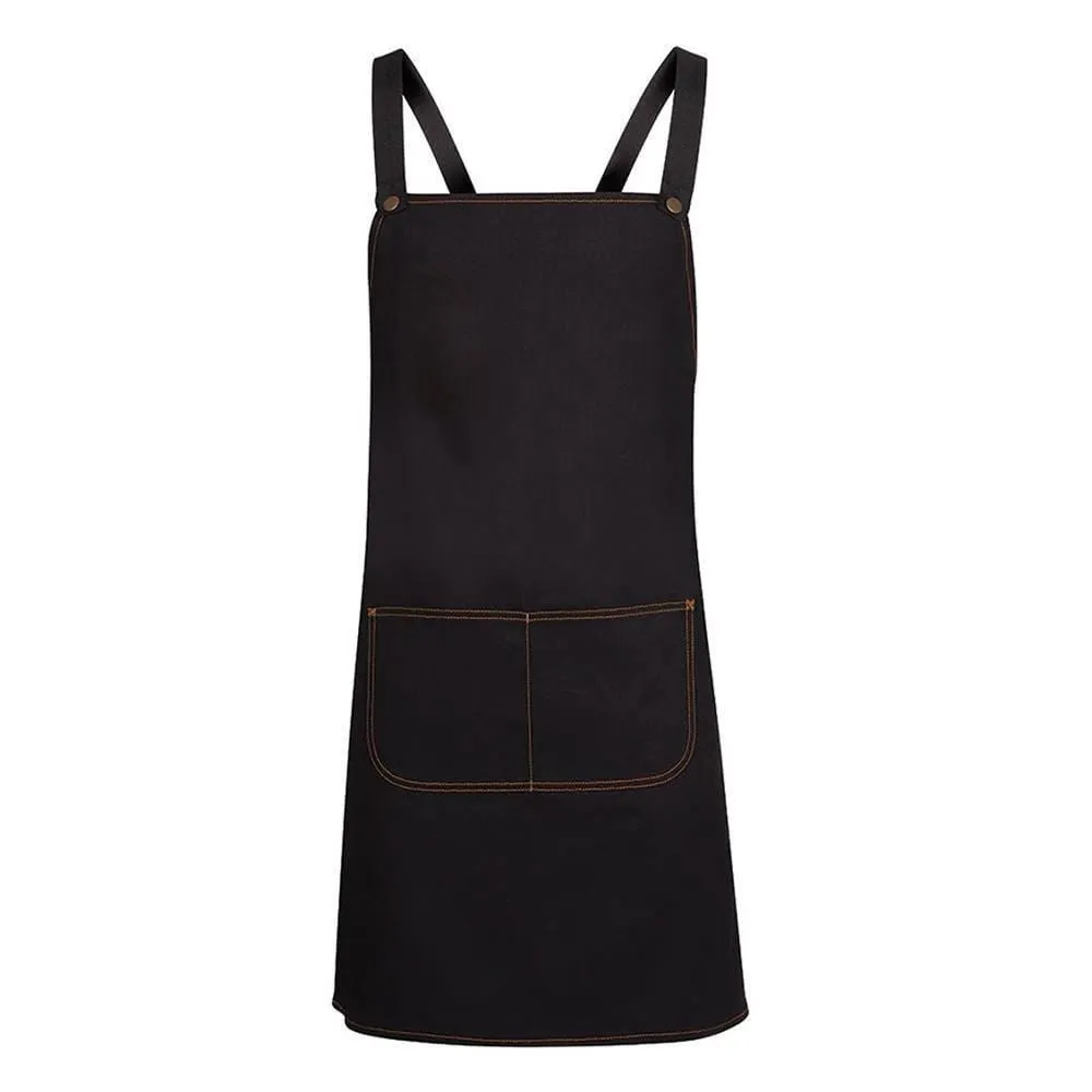 Cross Back Denim Apron (Without Straps)