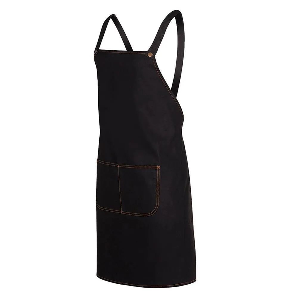 Cross Back Denim Apron (Without Straps)