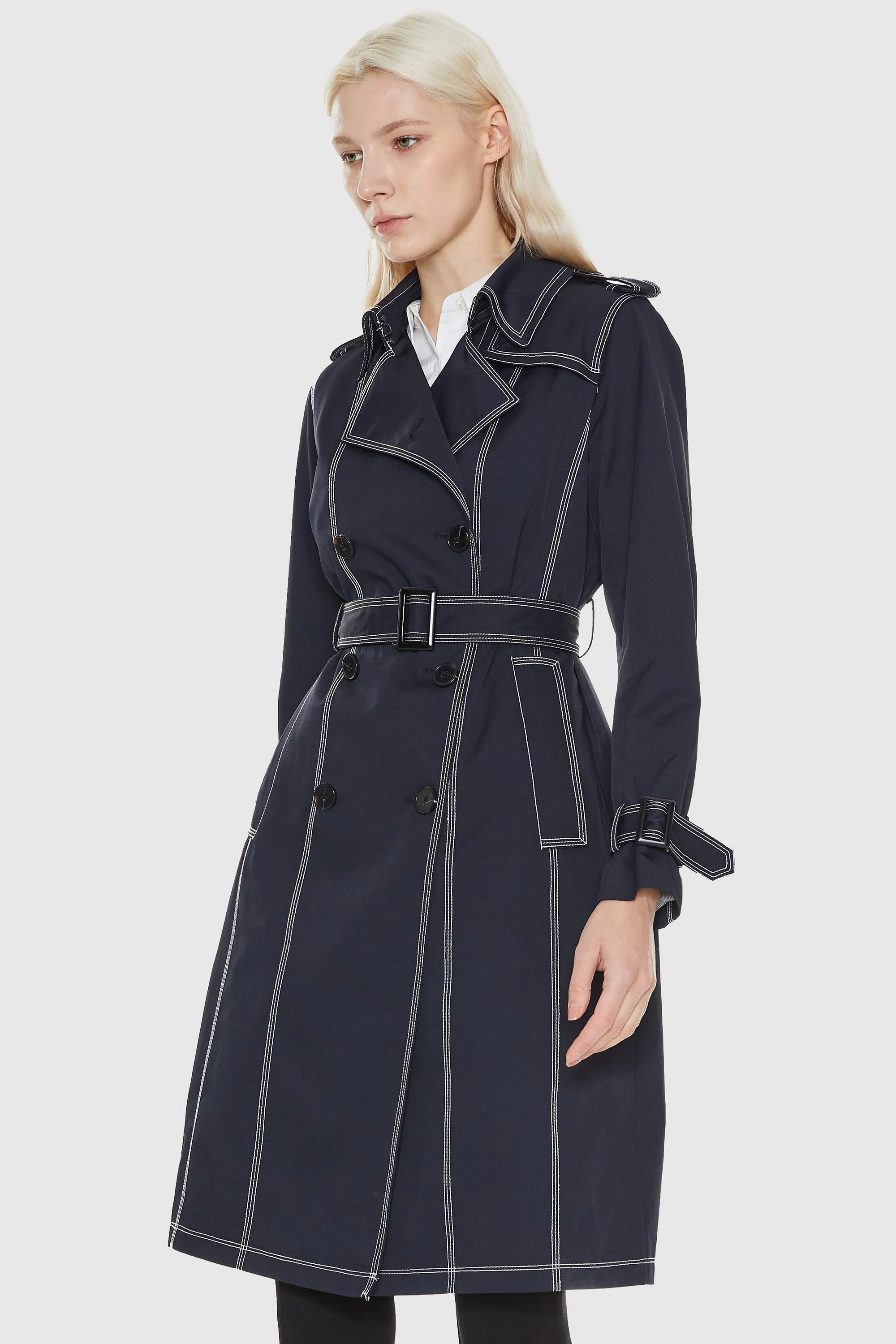 Double-Breasted Trench Coat