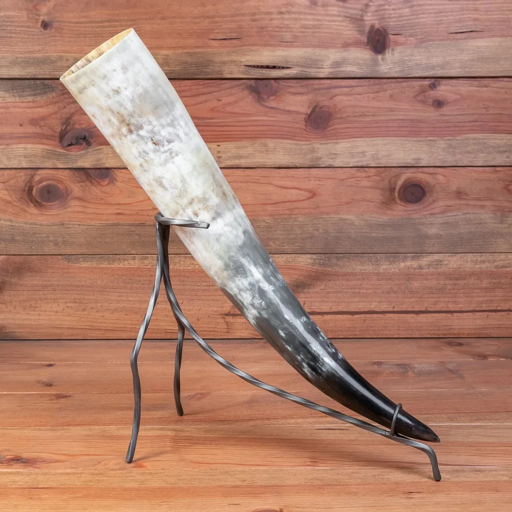 Drinking Horn with Iron Stand (XXXL)