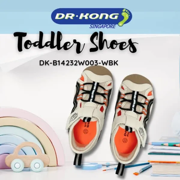 DR.KONG BABY 2 SANDALS DK-B14232W003-WBK(RP : $99)