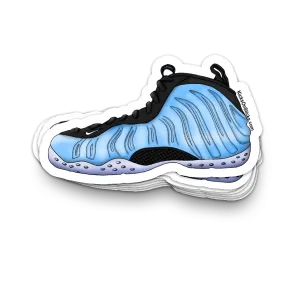 Foamposite "University Blue" Sneaker Sticker