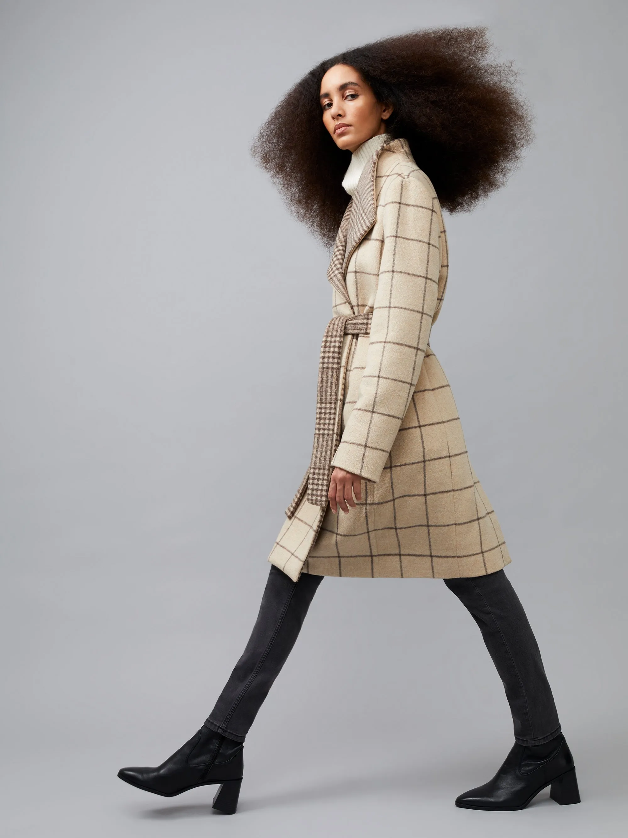 Fran Wool Belted Coat