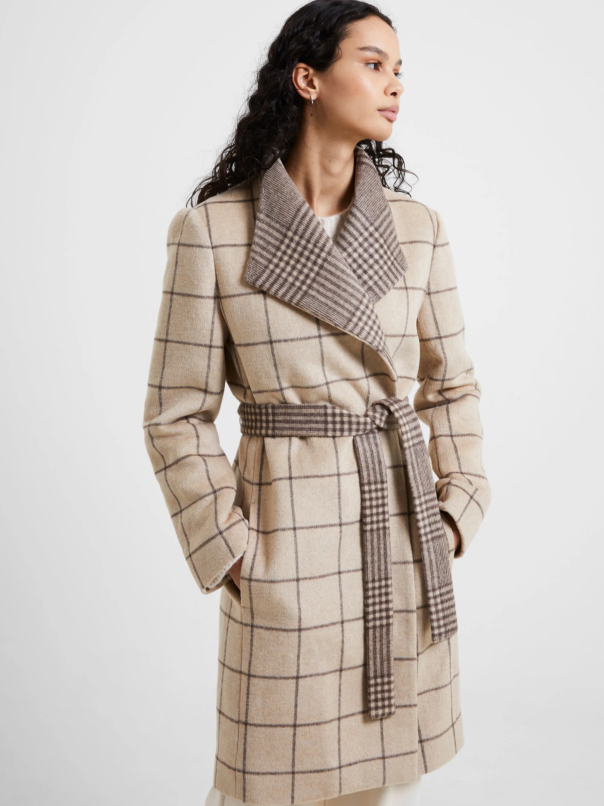 Fran Wool Belted Coat